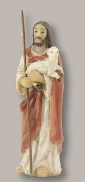 Unbekannt Miniaturfiguren Puppenhaus Figur Passionsfiguren Jesus der Gute Hirte geeignet für 5cm Figuren