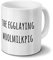 printplanet Tasse „The egglaying woolmilkpig“ Spruch - Sprüchetasse, Kaffeebecher, Mug, Becher, Kaffeetasse mit Spruch - Farbe Weiß