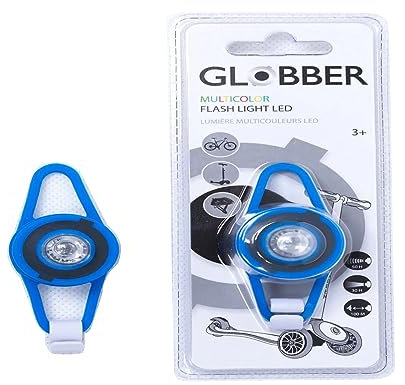 Globber Lampe LED Accessoire Clignotant Mixte Enfant, Bleue, Taille Unique