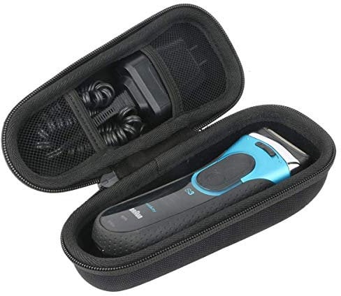 Khanka Hart Tasche Schutzhülle für Braun Series 3 ProSkin 3040s 300s ProSkin 3020s 3030s ProSkin 3050cc 310s 3090cc 3080s Elektrorasierer wiederaufladbarer Rasierer Herren Etui Case.(nur tasche)