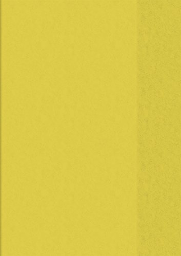 Brunnen 104050510 Hefthülle / Heftumschlag (A5, Folie, transparent, mit Namensschild in der Einstecktasche) gelb