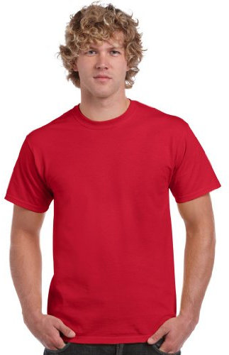 Gilda® men's t-shirt, Men, red, XX-Large