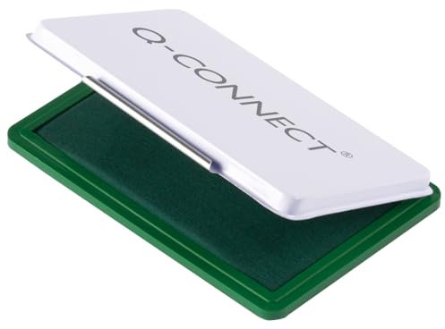 Q Connect Large Stamp Pad Metal Case - Green