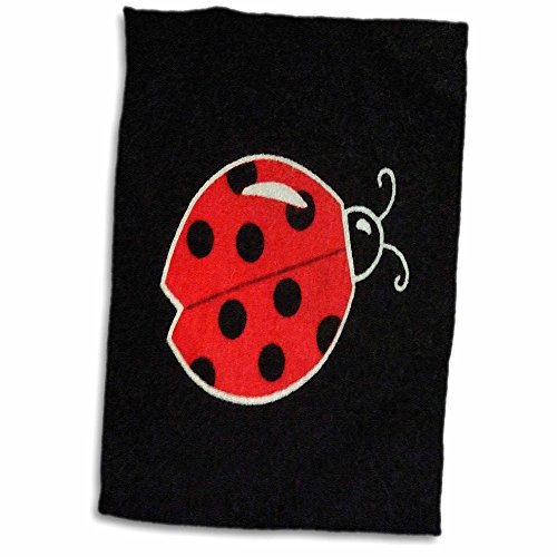 3D Rose Lily Ladybug TWL_22186_1 Handtuch, 38,1 x 55,9 cm