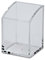Maul Stiftehalter aus Acryl | Schreibtisch Organizer für Stifte und Scheren in edlem Acryl Look | Vielseitige Anwendbarkeit im Büro, Schreibtisch und zu Hause | Transparent