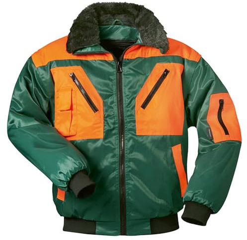 securesse Pilotenjacke 4 in 1-Funktion warme Winterjacke Arbeitsjacke Outdoorjacke
