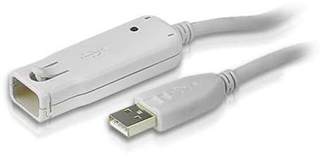 ATEN 1 Port USB 2.0 Extender Cable UE2120 UK | #1 KVM Market Leader, White
