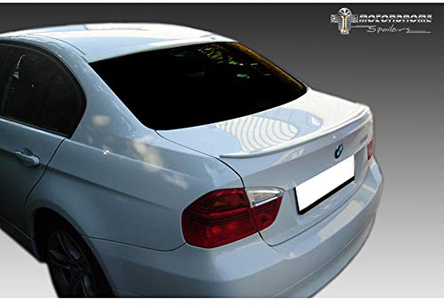 Motordrome Heckspoilerlippe passgenau | kompatibel mit BMW 3er E90 Limousine 2005-2012 (PU)