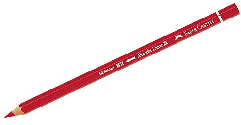 Faber-Castell Art & Graphic Albrecht Dürer Watercolour Pencil, (219), Deep Scarlet Red, For Art, Craft, Drawing, Sketching, Home, School, University, Colouring