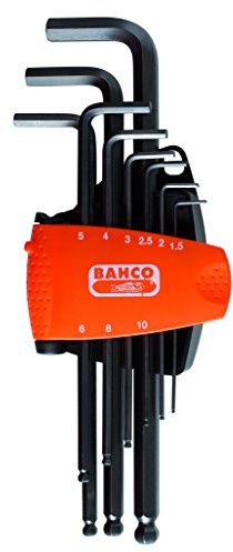 Bahco BE-9678 Hexagon Offset Screwdrivers Set, Black/Orange