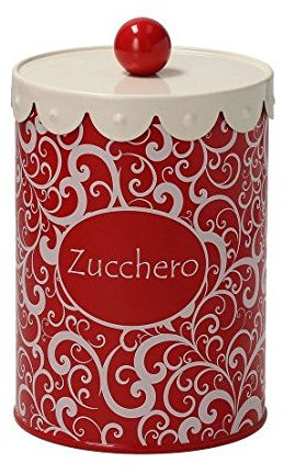 Dose Zucker CM12 H18 rosso-mademoiselle Linie Dolce Casa
