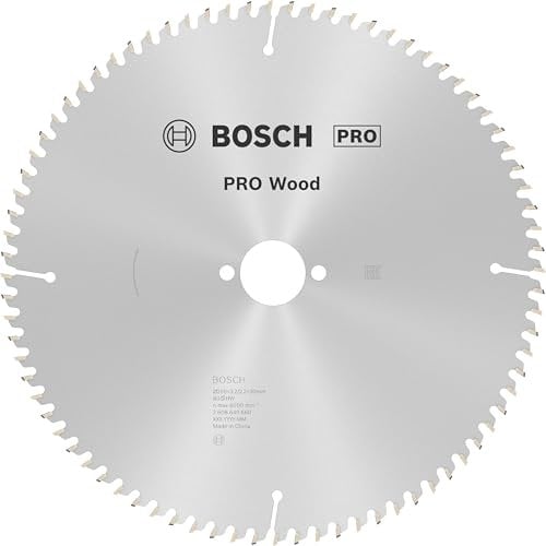 Bosch 1x PRO Wood Kreissägeblatt für Netz-Tischkreissägen (für Weichholz, Hartholz, Ø mm, Professional Zubehör Tischkreissäge)