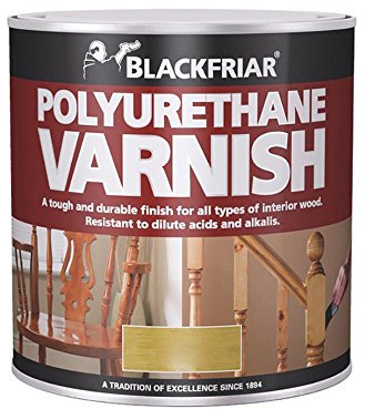 Blackfriar BKFPVGMO500 Polyurethane Varnish P45, 500 ml, Medium Oak Gloss