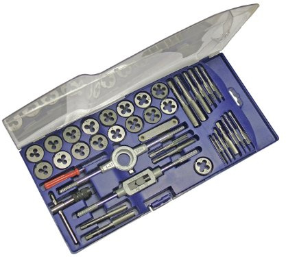 Faithfull FAITAPDSET39 Metric Tap and Die Set Carbon Steel (39 Pieces)