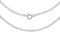 Tuscany Silver Damen Bohnenkette Sterling Silber 46cm/18zoll