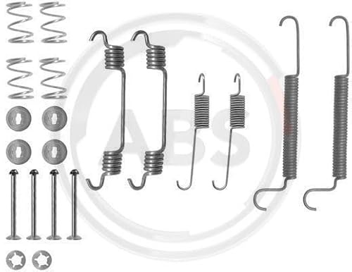 A.B.S. 0766Q Zubehörsatz Bremsbacken Hinten Kompatibel mit OPEL Astra H Caravan A04 16007660 92607660 1605985