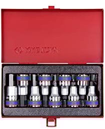 KING TONY 4110PR Coffret de Douilles 6 Pans, Set de 9, 1/2
