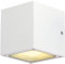 SLV SITRA Cube Wandleuchte, würfelförmig, Weiss, GX53,