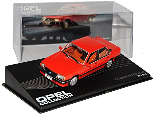 Ixo Chevrolet Opel Monza Limousine Rot 1982-1990 Inkl Zeitschrift Nr 116 1/43 Modell Auto