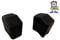 KetoPlastics 4 Pack 30mm x 20mm Replacement Ladder Feet - Black Rubber