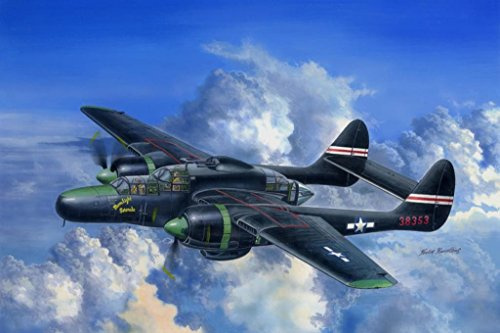 Hobbyboss 1:48 Scale US P-61C Black Widow Model Kit (Grey)