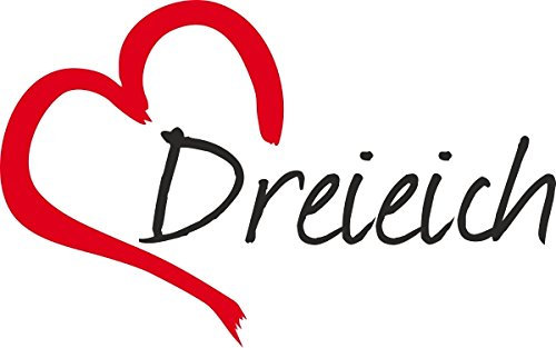 Auto Aufkleber  DREIEICH  Stadt Deutschland ca.9x14cm konturgeschnitten