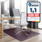 Office Marshal® Bodenschutzmatte in Trendfarben | 114 x 150 cm für Hartböden | ohne schädliche Weichmacher und PVC | Größe und viele Farben zur Auswahl (Lila)