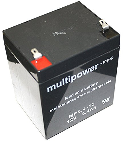 5,4 a Haze Sealed Lead Acid Battery MULTIPOWER mp5.4 12 AGM Audio for Portable Mini Twist Speaker Pod Ion Block Rocker Bluetooth Tailgater IPA06 07X 56 66 Accu Battery Bateria Battery