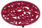 Victor RW107R Topfuntersetzer Octopus & Fish Chili Red, Gusseisen