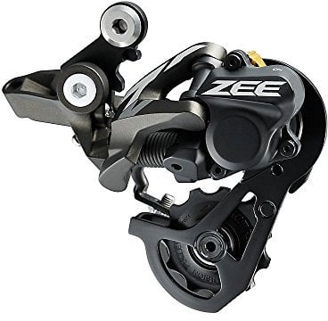 SHIMANO Herren Top Zee RD-M640 Shadow Design SS 32-36T Schaltwerk Oben, normal, Schwarz, Größe S, S