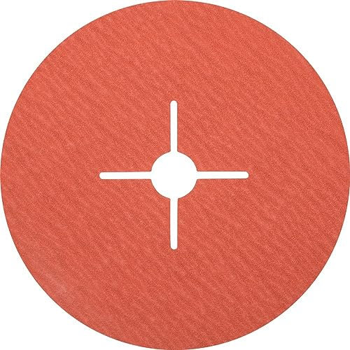 PFERD 696514 Fiberschleifer FS, Ausführung Korund A-Cool, 60 Korngröße, 180mm x 22mm, 25 Stück