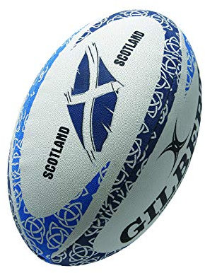 GILBERT Ballon de rugby avec mascotte de l'équipe d'Écosse Flower Of Scotland, 5