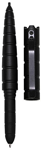 Kugelschreiber, Tactical, schwarz, 14 cm