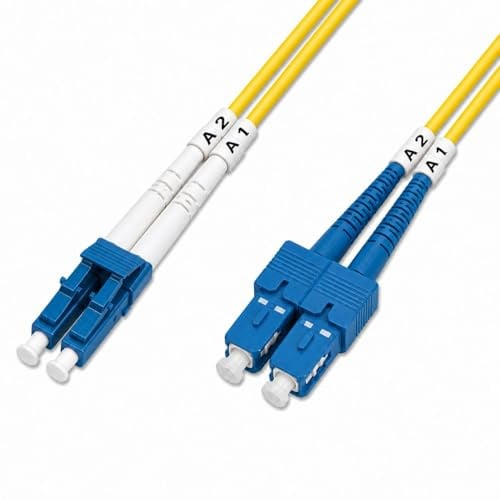 Techly Professional 303935 Cavo Fibra Ottica Monomodale OS2 SC/LC 9/125 3 m Giallo