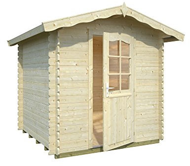 Palmako Blockbohlenhaus Vivian 3,8 28 mm natur