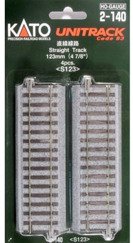 Kato 2-140 Unitrack (S123) Straight Track 123mm 4pcs