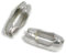 Bacabella 20700 Verschlüsse für 2,7-3,2mm Kugelkette 4x10mm antiksilber Verbinder (50 Stück)