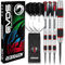 RED DRAGON Darts – Axis Rot Series 28g – 85% Wolfram - Profi Satz Dartpfeile Metallspitze mit Dart Flüge und Schäften
