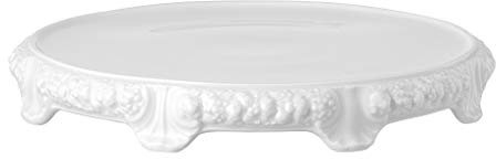 Rosenthal 10430-800001-12845 Maria Tortenplatte mit Fuß 31 cm, weiß