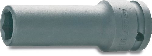 HAZET Kraft-Steckschlüsseleinsatz 901SLG-17, 1/2 Zoll (12,5 mm) Vierkant | 1/2 Zoll (12,5 mm) Vierkant hohl, Antrieb 1/2 Zoll (12,5 mm) Vierkant hohl, Abtrieb Außen-Tractionsprofil Sechskant, SW 17 mm