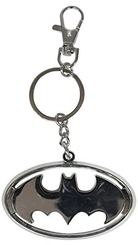 SD Toys Porte-Clés 'Batman' - Logo Metal Gris pour Enfants Unisexes