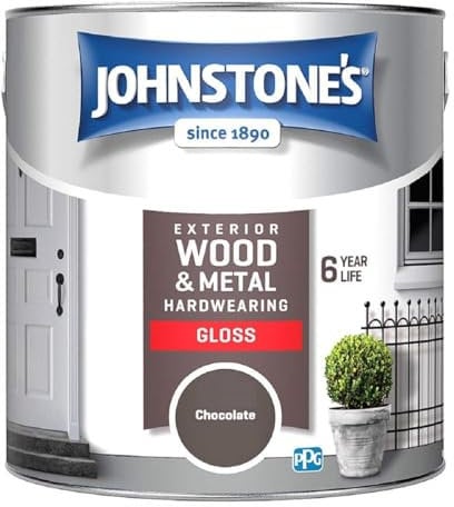 Johnstone's Exterior Hardwearing Gloss - Chocolate 2.5L