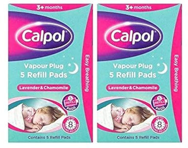 Calpol Vapour Plug Nightlight - Refill Pads Only, 5 Count (Pack of 2)