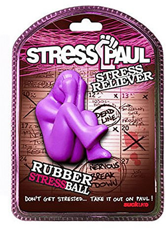 Suck UK Stress Ball Paul - Neuartiges Anti-Stress-Quetschzubehör | Stressabbau | Stressball | Spielzeug | Achtsamkeit | Rehabilitation | Kneten |Anti-Stress-Bälle |Physiotherapie