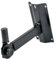 Wall Mount Speaker Bracket Stands - Dual Universal Adjustable w/ 12.5'' Distance from Wall, 90°-30° Angle, Tilt, Rotation Adjustment & Solid-Steel Pin Serves as Safety-Stop (Pair) - Pyle PSTNDW15