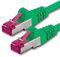 10m - verde - 1 pieza - CAT6a CAT 6a Ethernet LAN cable de red - SET 10 GB/s cable patch CAT6 S-FTP Doble blindado PIMF 500MHz libre de halógenos compatible con CAT5 CAT6a CAT7 CAT8
