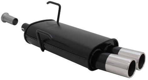 Novus Sportauspuff Gruppe N 1x90 SR-Design