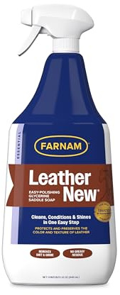 Farnam Leather New Easy-Polishing Glycerine Saddle Soap and Leather Cleaner, 32 oz