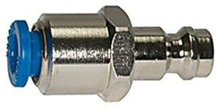 RIEGLER 107190-243.600-N Einstecknippel push-in 6 mm, für Kupplungen NW 5, Messing vern., 1Stk