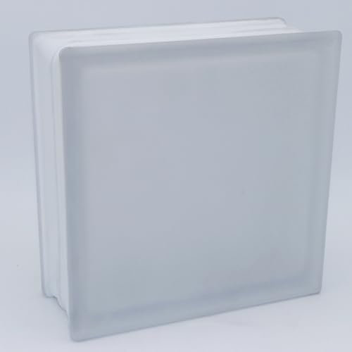 5 pezzo FUCHS vetromatton liscio trasparente satinato due lati 19x19x8 cm